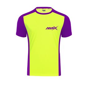 Camiseta Runfit Score Amarillo - Morado