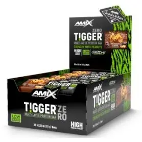 Barritas Tigger Zero Protein Bar 20 x 60 gr