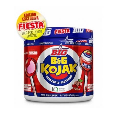 BCAA 12:1:1 + Glutamina Fiesta Sabor Kojak 400 gr BIG