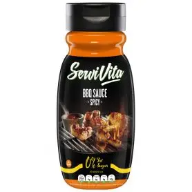 Salsa Zero Sabor Barbacoa Picante ServiVita  320 ml