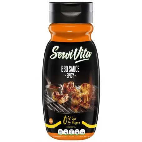 Salsa Zero Sabor Barbacoa Picante ServiVita  320 ml