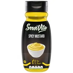 Salsa Zero Sabor Mostaza Picante ServiVita 320 ml