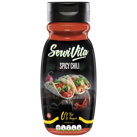 Salsa Zero Sabor Chili Picante  ServiVita 320 ml