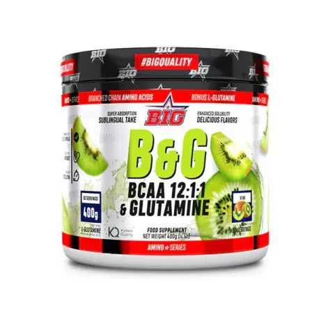 Glutamina + Magnesio 450 gr sabor kiwi