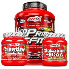 Pack IsoPrime 2 Kg + Creatina 300gr + Gluta-bcaa´s 300gr