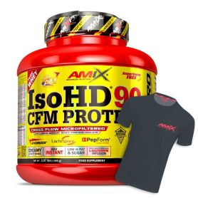 Proteína Iso HD 90 CFM Protein 1800gr + REGALO Camiseta RunFit Negra