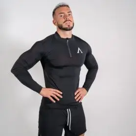 Camiseta LONG TECH T-Shirt Negra