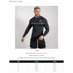 Camiseta LONG TECH T-Shirt Gris