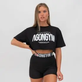 Crop Top Training Culture Negro