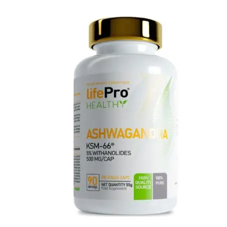 Ashwagandha 500mg ksm66 90 Vcaps Life Pro