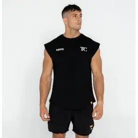 SLEEVLESS BLACK TRAINING CULT