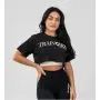 CROP TOP TRAINING CULT BLACK