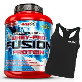 Proteína Whey-Pro Fusion Protein 2,3kg + REGALO Camiseta Tirantes