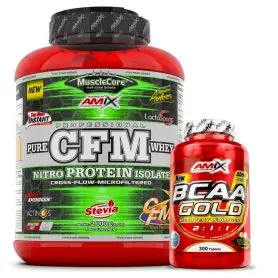 Editando: Proteína CFM Nitro Protein Isolate 2kg + Bcaa´s Gold 100 tabs