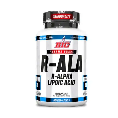 R-ALA  Ácido Alpha-Lipoico Racémico 60 caps BIG