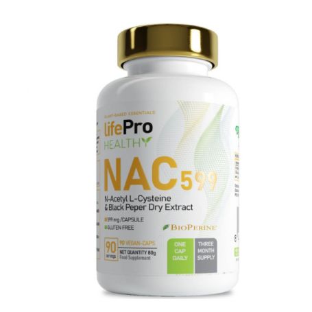 Antioxidante Nac 599mg 90 Vegancaps Life Pro