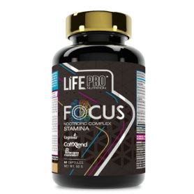 Focus Nootropic Complex 60 Caps-Concentración y rendimiento mental