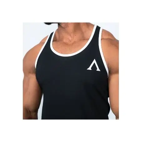 Camiseta Aesthetic STRINGER Negro/Verde