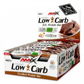 Barritas de Proteína Amix Low Carb 33% 15x 60 gr