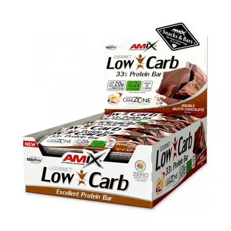 Barritas de Proteína Amix Low Carb 33% 15x 60 gr