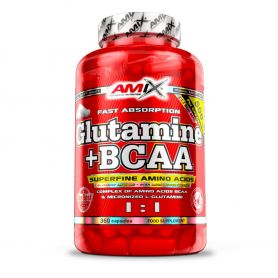 Glutamine + Bcaa´s 360 capsulas