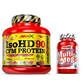 Proteína Pro Iso HD CFM Protein 90 1800 gr + Multi Mega Stack 30 tabs