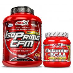 Pack Amix IsoPrime CFM 2 kg + Glutamina-bcaa´s 300 gr